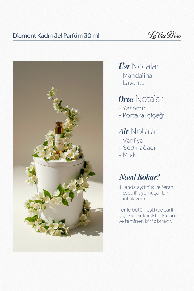 Diament Kadın Jel Parfüm 30 ml