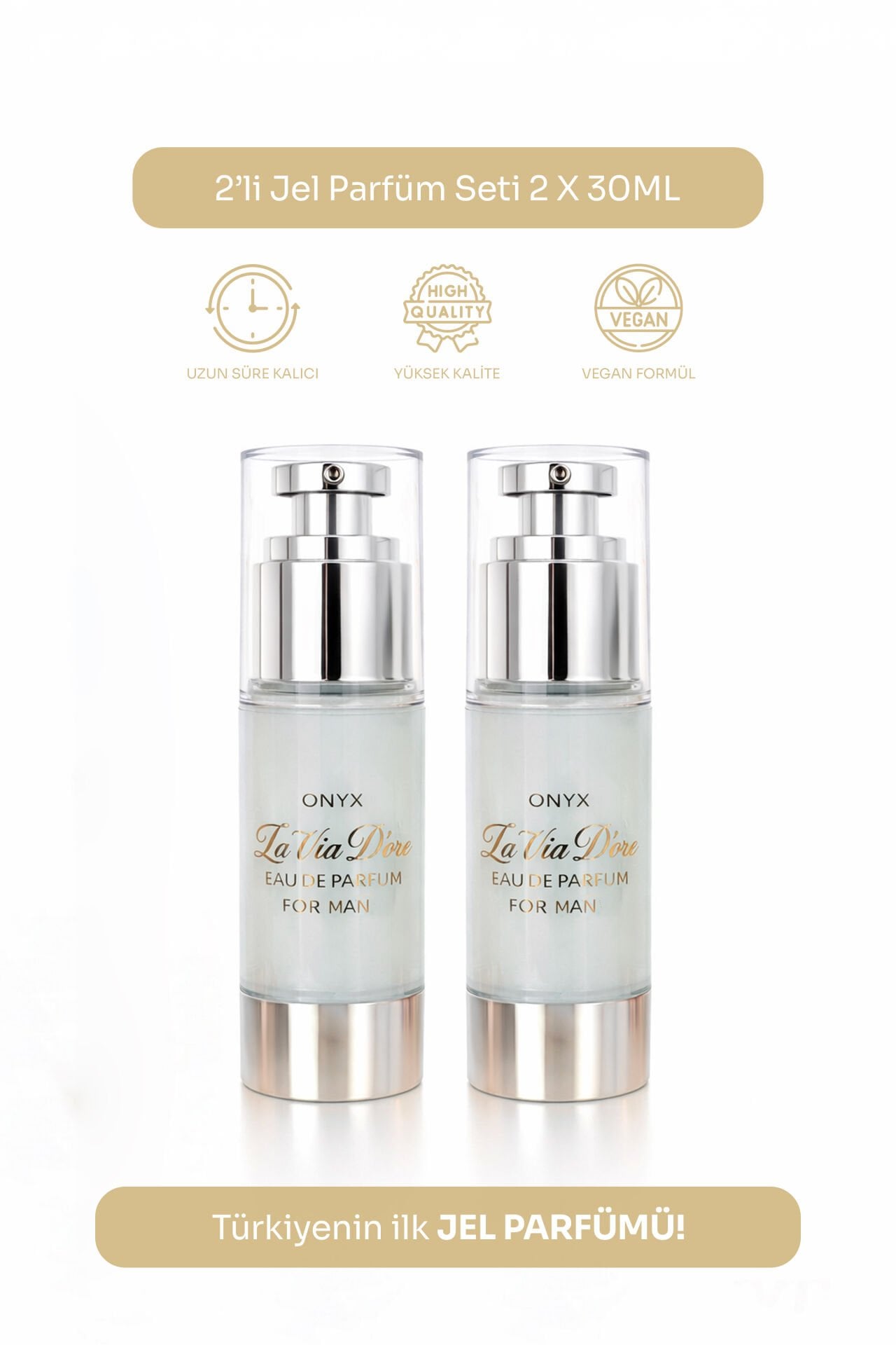 2’li Jel Parfüm Seti Onxy 2 × 30 ml EDP