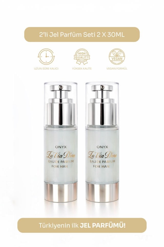 2’li Jel Parfüm Seti Onxy 2 × 30 ml EDP