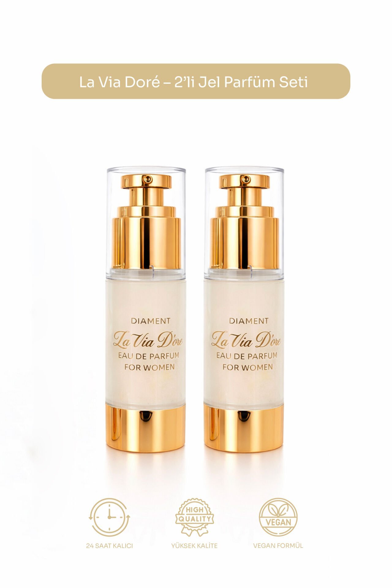 2’li Jel Parfüm Seti Diament 2 × 30 ml EDP