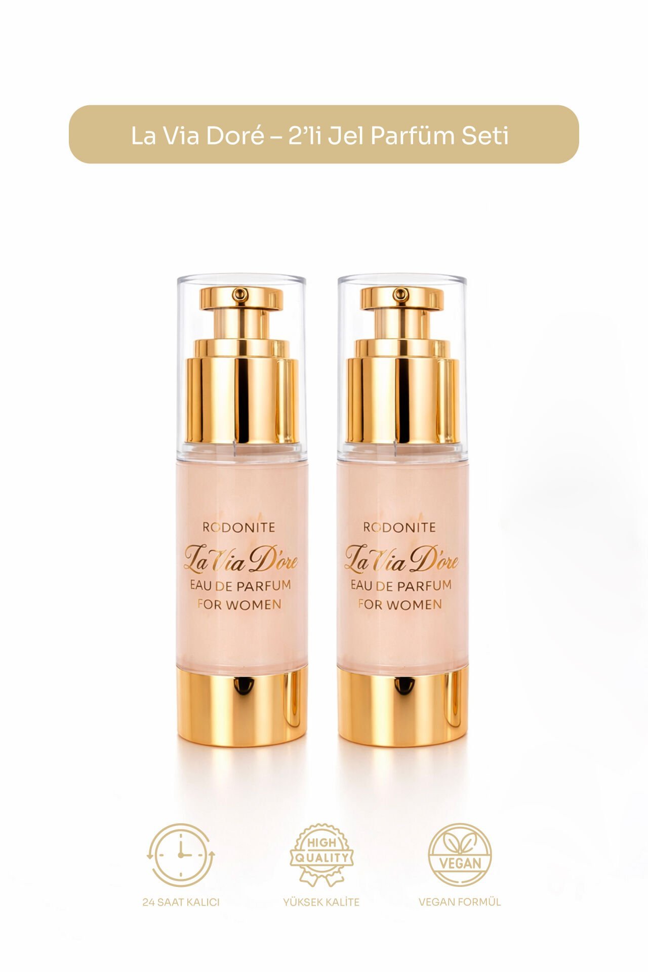 2’li Jel Parfüm Seti Rodonite 2 × 30 ml EDP