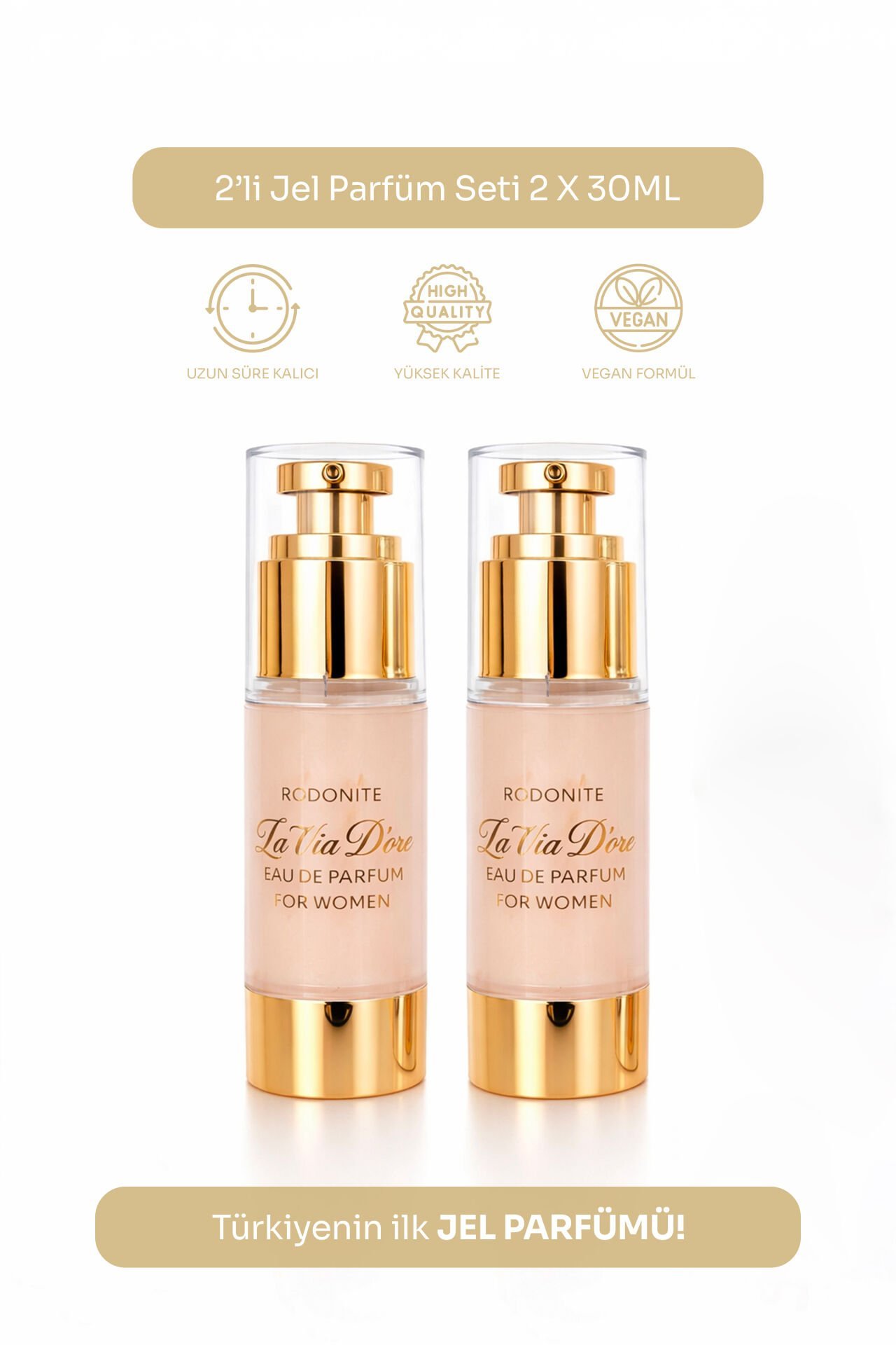 2’li Jel Parfüm Seti Rodonite 2 × 30 ml EDP