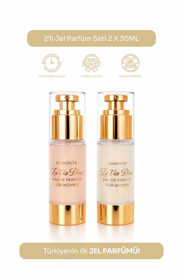 2’li Jel Parfüm Seti (Diament + Rodonite) 2 × 30 ml EDP